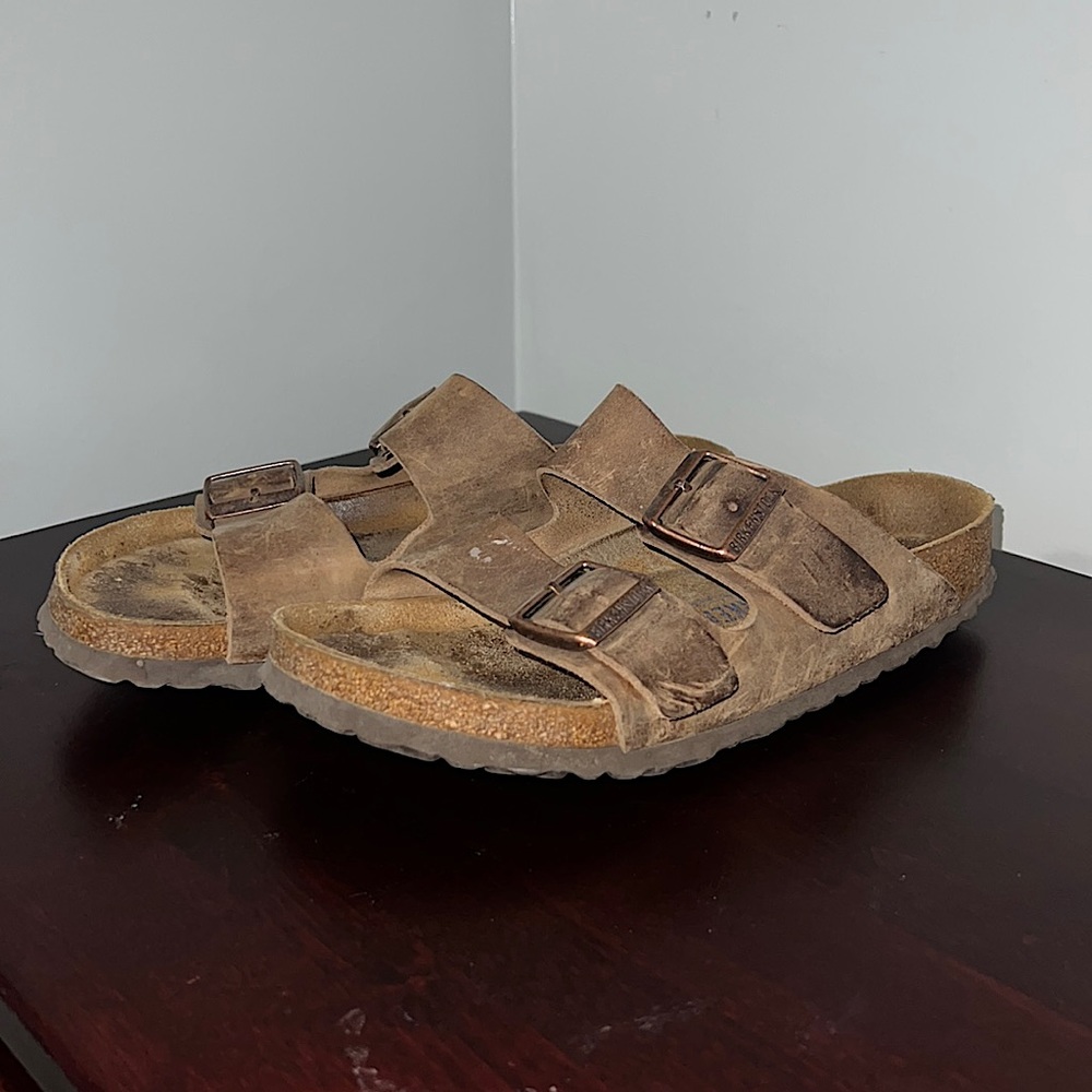 Used Birkenstock worn a good amount of times, bought new ones